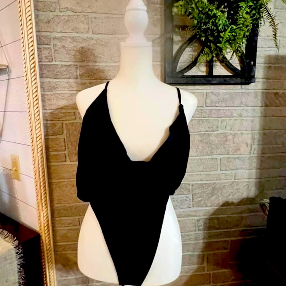Women’s small black bodysuit